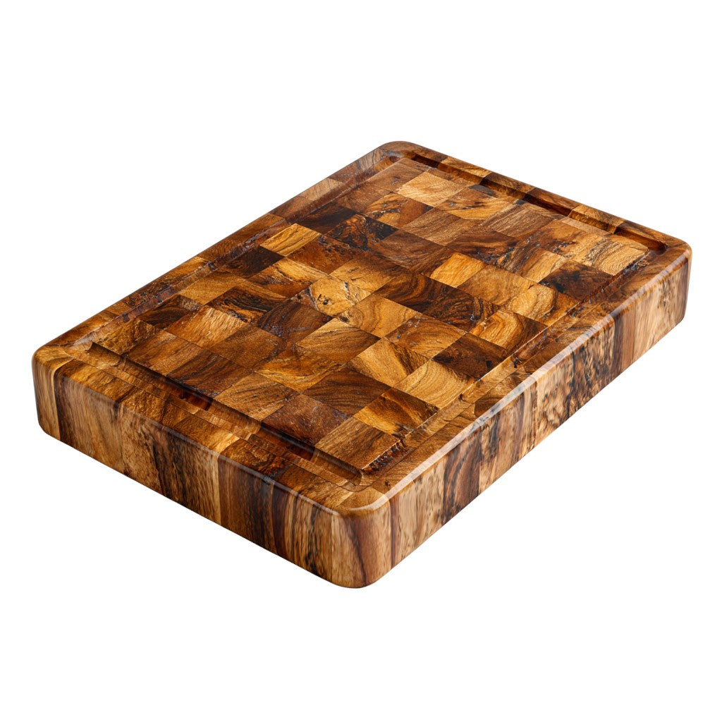 Premium End-Grain Acacia Wood Cutting Board