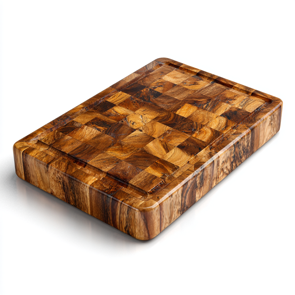 Premium End-Grain Acacia Wood Cutting Board